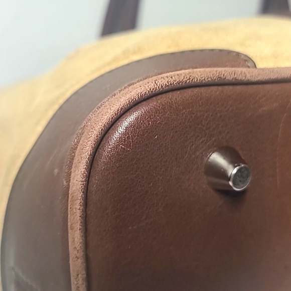 Coach Vintage Suede and Leather Hampton XL Tote/Carryall #H3S-5121 - Picture 6 of 17